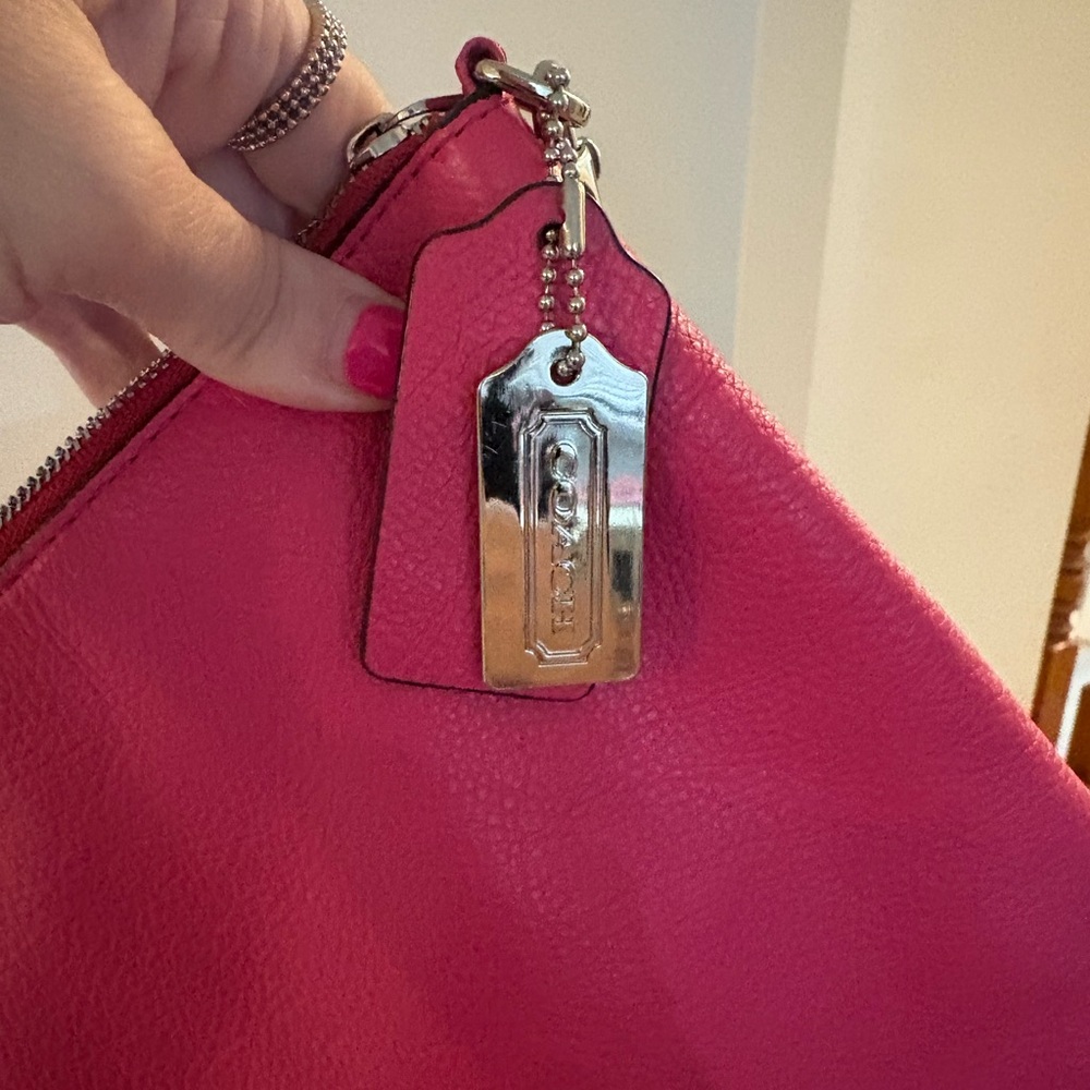 Coach Bleecker Hot Pink Daily Shoulder Bag (Style No. 29461). Like New - Picture 11 of 16